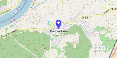 Carte OpenStreetMap — Cours Jean-Baptiste-Rey, Barbentane