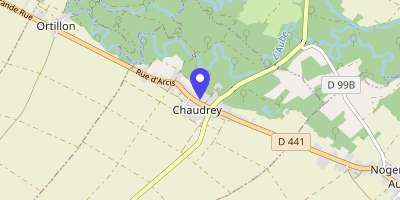 Carte OpenStreetMap — 21 rue du Bourg, Chaudrey