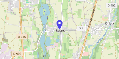 Carte OpenStreetMap — 1 rue de la République, Bours