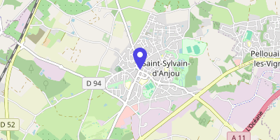 Carte OpenStreetMap — Place de la Mairie, Verrieres-en-Anjou