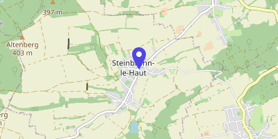 Carte OpenStreetMap — 1 rue des Seigneurs, Steinbrunn-le-Haut