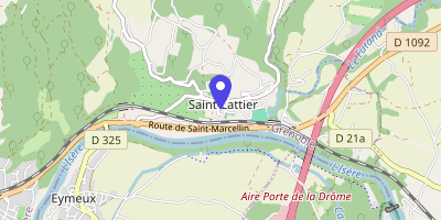 Carte OpenStreetMap — 5 place du Souvenir-Français, Saint-Lattier