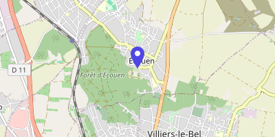 Carte OpenStreetMap — Place de la Mairie, Écouen