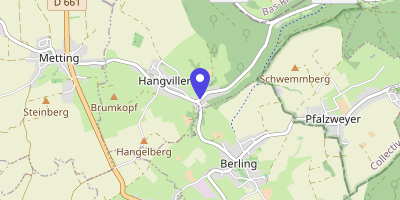 Carte OpenStreetMap — 1 rue du Moulin, Hangviller