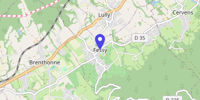 Carte OpenStreetMap — 1 place de la Mairie, Fessy