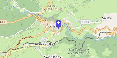 Carte OpenStreetMap — 6 boulevard Vauban, Mont-Louis