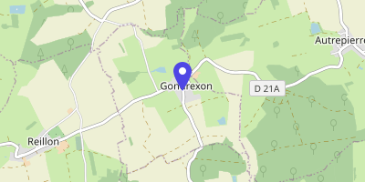 Carte OpenStreetMap — 8 Grande-Rue, Gondrexon