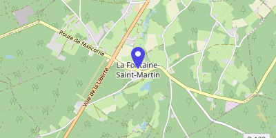 Carte OpenStreetMap — 10 place de la Mairie, La Fontaine-Saint-Martin