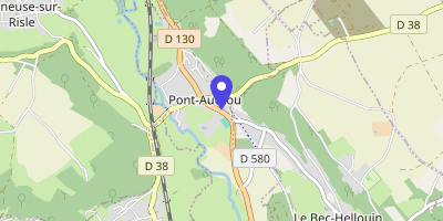Carte OpenStreetMap — 1 rue Louise-Givon, Pont-Authou