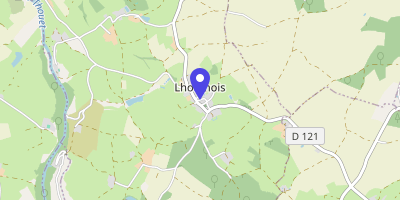 Carte OpenStreetMap — 8 rue des Platanes, Lhoumois