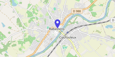 Carte OpenStreetMap — 3 quai des Escoussières, Rabastens