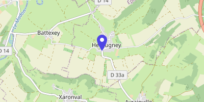 Carte OpenStreetMap — 2 route de Charmes, Hergugney