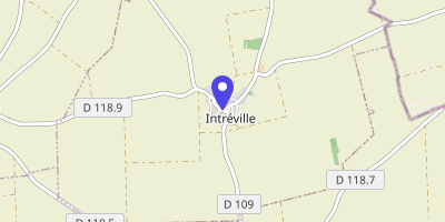 Carte OpenStreetMap — Place de la Mairie, Intréville