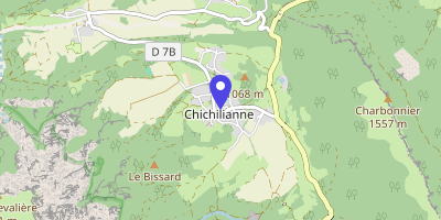 Carte OpenStreetMap — 47 allée de la mairie, Chichilianne