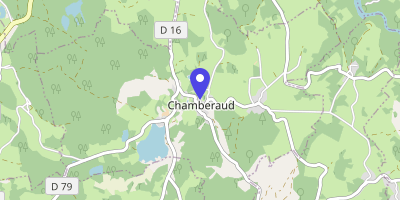 Carte OpenStreetMap — 1 place André-Roudier, Chamberaud