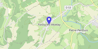 Carte OpenStreetMap — 5 Grande rue, Foissy-lès-Vézelay