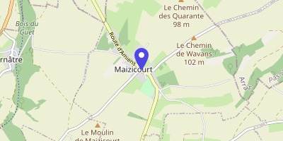 Carte OpenStreetMap — 33 route d'Amiens, Maizicourt