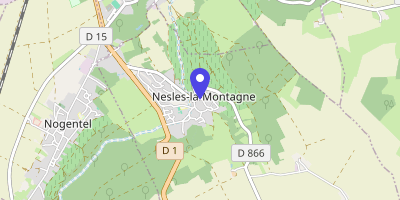 Carte OpenStreetMap — 3 rue Joliot-Curie, Nesles-la-Montagne