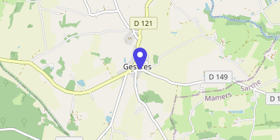 Carte OpenStreetMap — 14 rue des Alpes-Mancelles, Gesvres