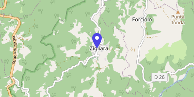 Carte OpenStreetMap — 31 Strada di A Casanova, Zigliara