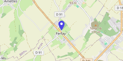 Carte OpenStreetMap — 78 chaussée Brunehaut, Ferfay