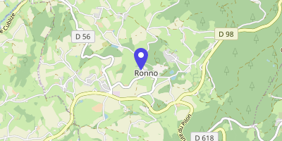 Carte OpenStreetMap — Le Bourg, Ronno