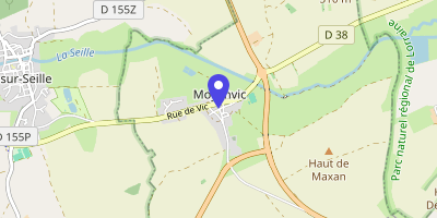 Carte OpenStreetMap — 100 rue de la Municipalité, Moyenvic