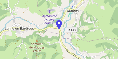 Carte OpenStreetMap — Route départementale 918, Bunus