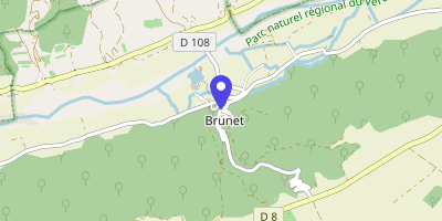 Carte OpenStreetMap — 644 route des Lavandes, Brunet