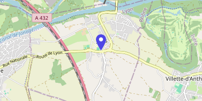 Carte OpenStreetMap — 41 chemin des Meules, Jons