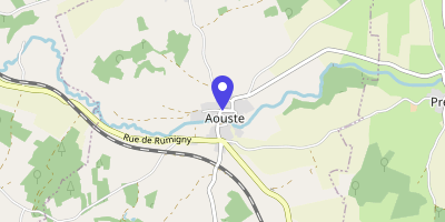 Carte OpenStreetMap — 19 rue du Château, Aouste