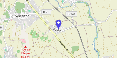 Carte OpenStreetMap — 3 place de la Mairie, Vassel