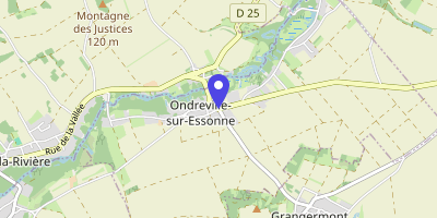 Carte OpenStreetMap — 1 allée de la Mairie-Écoles, Ondreville-sur-Essonne