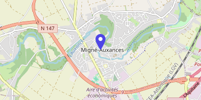 Carte OpenStreetMap — 1 rue du 8-Mai-1945, Migné-Auxances