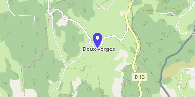 Carte OpenStreetMap — Le Bourg, Deux-Verges