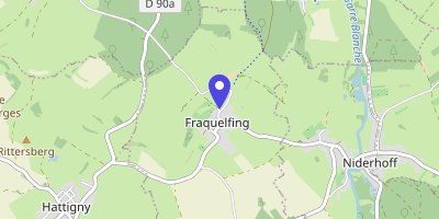 Carte OpenStreetMap — 43 rue de l'École, Fraquelfing