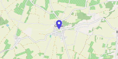 Carte OpenStreetMap — 1 place de la Mairie, Genac-Bignac