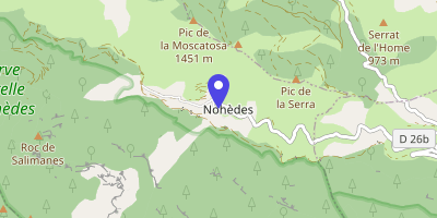 Carte OpenStreetMap — Nohèdes
