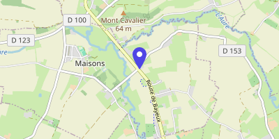 Carte OpenStreetMap — 3 route de Bayeux, Maisons