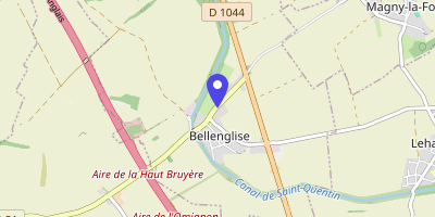 Carte OpenStreetMap — Rue du Château, Bellenglise