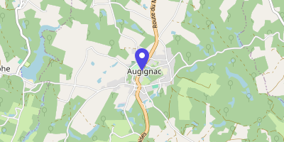 Carte OpenStreetMap — 3 place de la Mairie, Augignac
