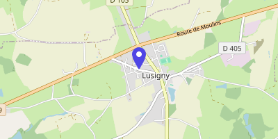 Carte OpenStreetMap — Rue de la Mairie, Lusigny