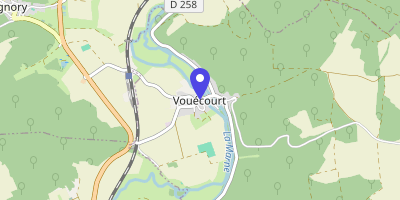 Carte OpenStreetMap — 2 rue de Verdun, Vouécourt