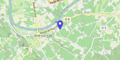 Carte OpenStreetMap — Le Bourg, Vire-sur-Lot