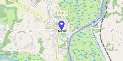 Carte OpenStreetMap — Place de l'Église, Rieux