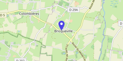 Carte OpenStreetMap — 540 route des Disigny, Bricqueville