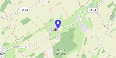 Carte OpenStreetMap — 1 rue de Bellifontaine, Bailleul