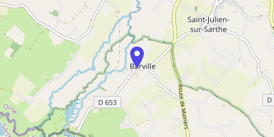 Carte OpenStreetMap — 2 Place Bellevue, Barville