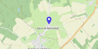 Carte OpenStreetMap — Place de la Mairie, Vaux-le-Moncelot