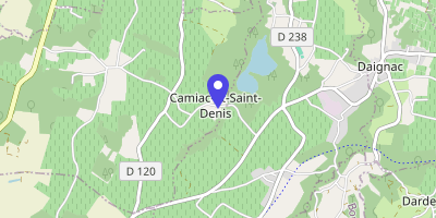 Carte OpenStreetMap — 1 le Bourg, Camiac-et-Saint-Denis